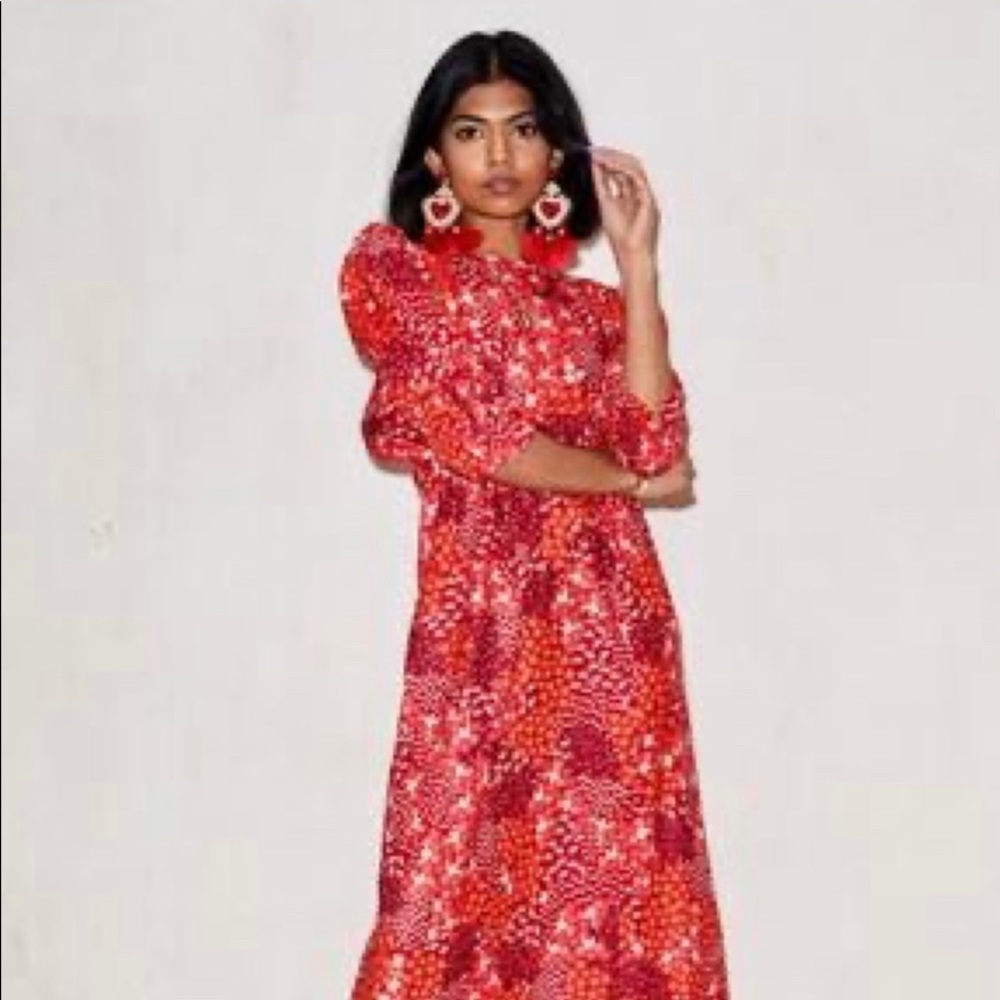 Never Fully Dressed-Red Lucy Floral Maxi- 6